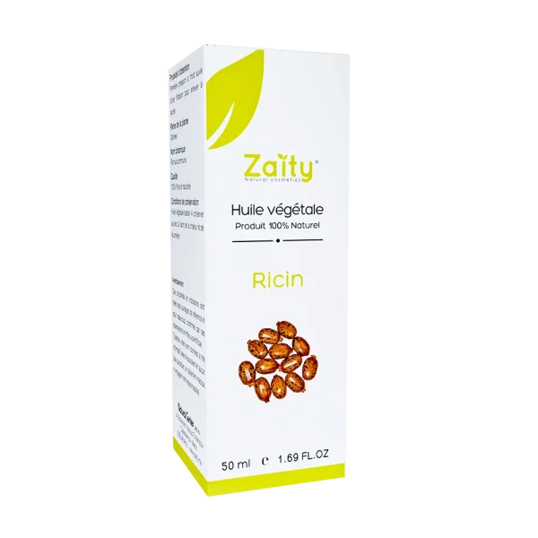 huile de ricin pure (huile végétale) – soin fortifiant pour cheveux, cils et peau