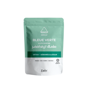 argile bleue verte