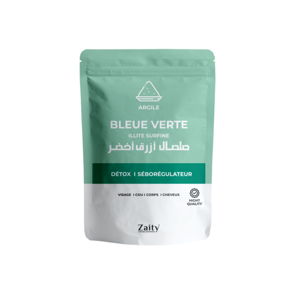 argile bleue verte