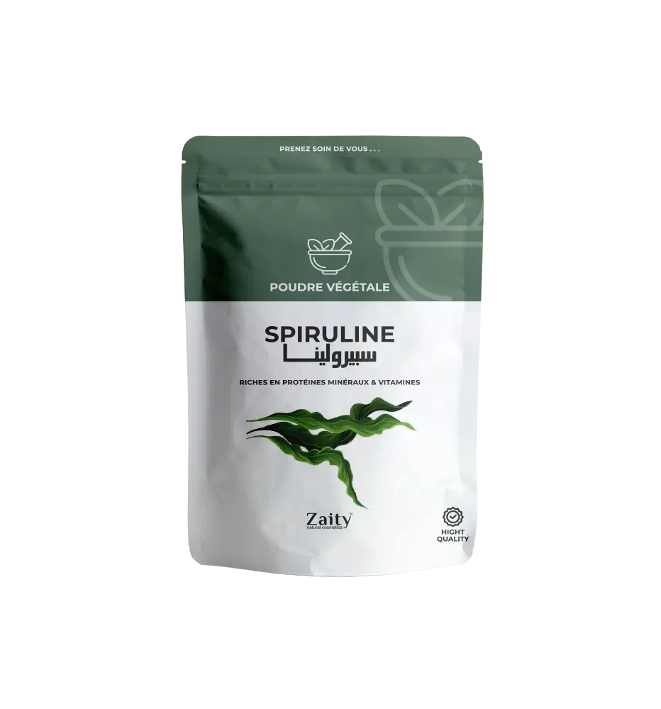 Spiruline en Poudre Maroc Prix | Zaity - Masque Visage & Nutrition Spiruline en Poudre Maroc Prix | Zaity - Masque Visage & Nutrition