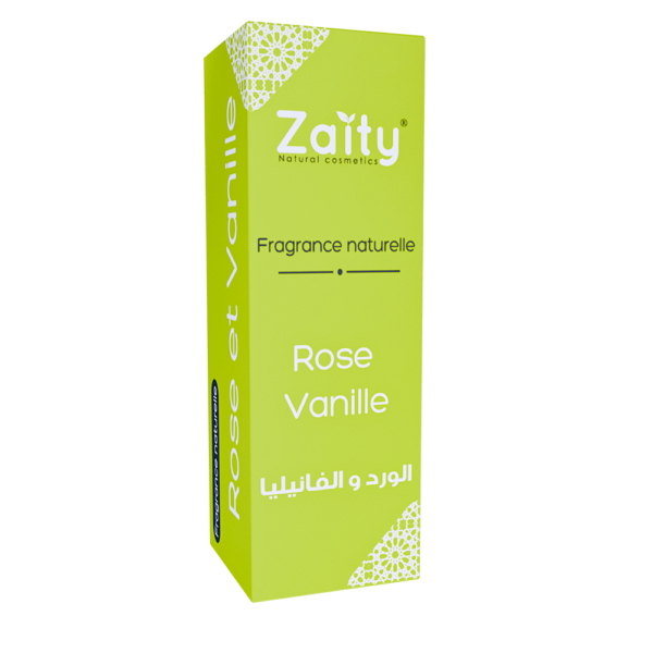 fragrance naturelle de rose vanille 10ml