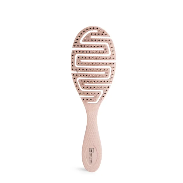 Cette brosse biodégradable est fabriqué avec du manioc et du maïs. Idéal pour sécher les cheveux car il laisse passer l’air à travers ses poils.