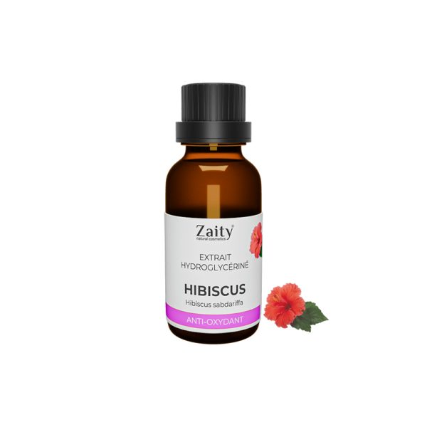 hibiscus extrait hydroglycériné 30 ml