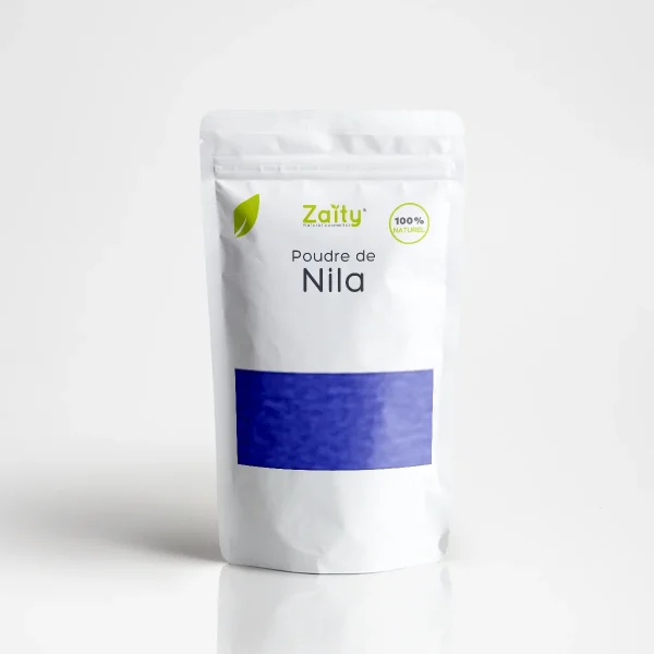 nila, trésor de beauté du sahara – poudre bleue naturelle 100g