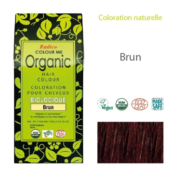 coloration radico brun / brown