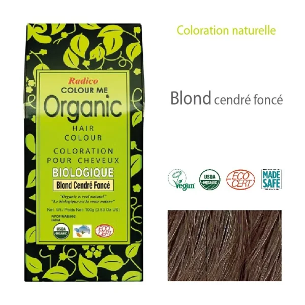 coloration radico blond cendré foncé / dark ash blonde