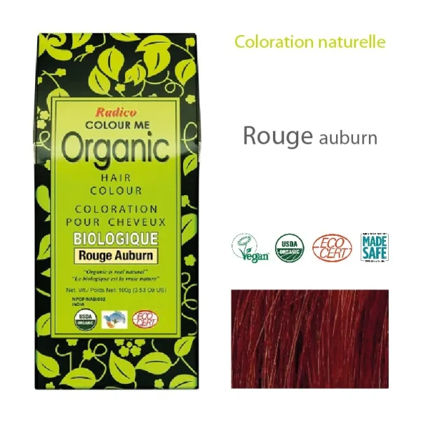 coloration radico rouge auburn