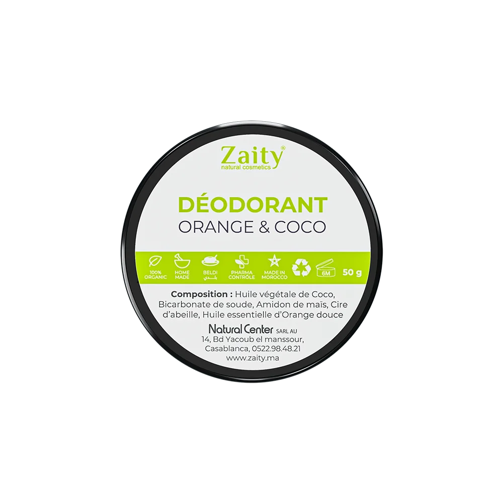 déodorant naturel orange & coco 50g déodorant naturel orange & coco 50g
