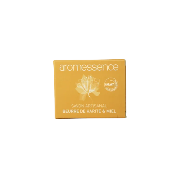 savon artisanal beurre de karité & miel – aromessence