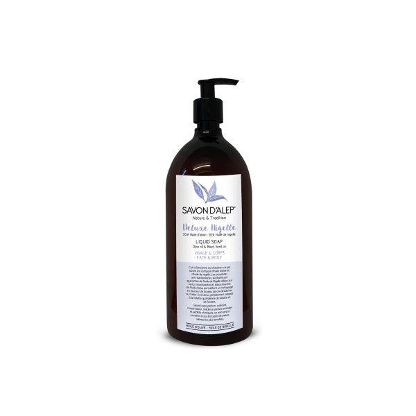 savon d’alep liquide au nigelle 500 ml