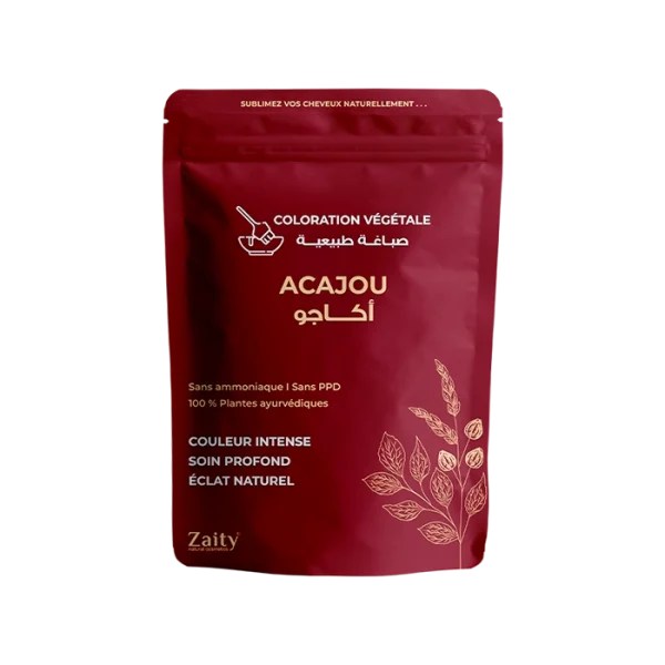 acajou coloration vegetale poudre zaity face