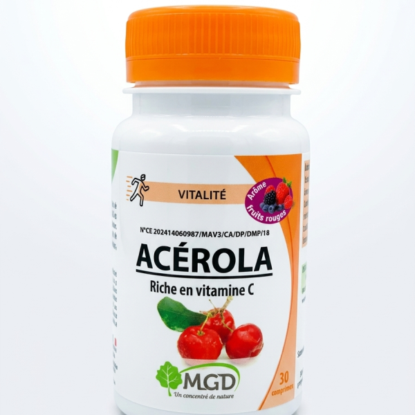 mgd acerola fruits rouge 30 cp