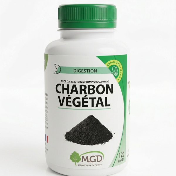 mgd charbon vegetale 120 gel