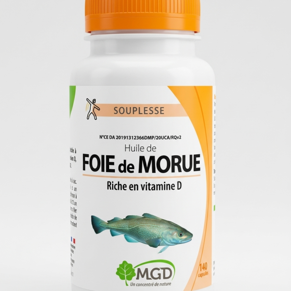 mgd huile de foie de morue 140 cap