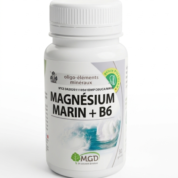 mgd magnesium marin+b6 30 gel