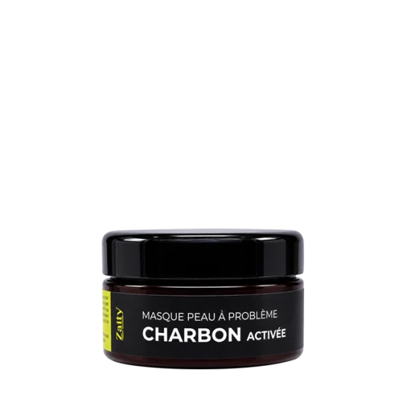 masque peau a probleme charbon activee visage zaity