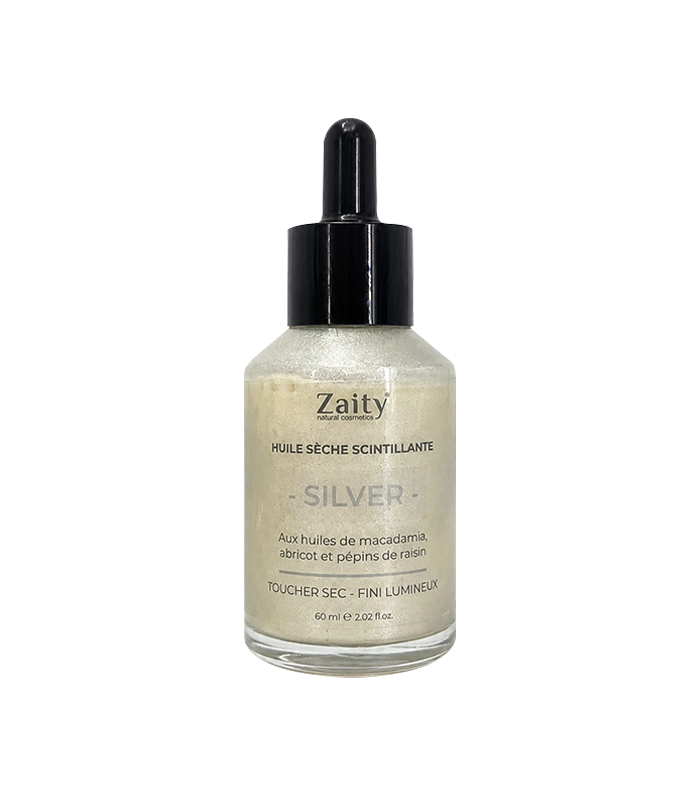 Silver Huile Sèche Scintillante 60ml