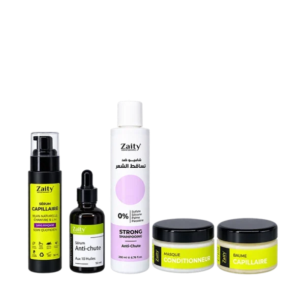 soin capillaire anti chute nutrition eclat cheveux pack zaity